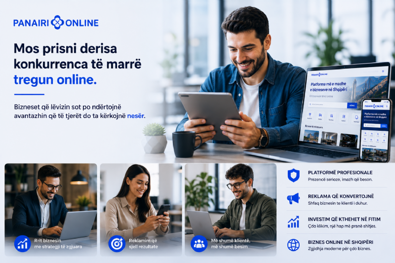 investim per biznes online, si te rris biznesin, reklamim qe sjell fitim, investim ne marketing, reklamim per shitje, biznes online shqiperi, investim per kliente, reklama qe konvertojne, biznes modern online, platforma biznesi shqiperi